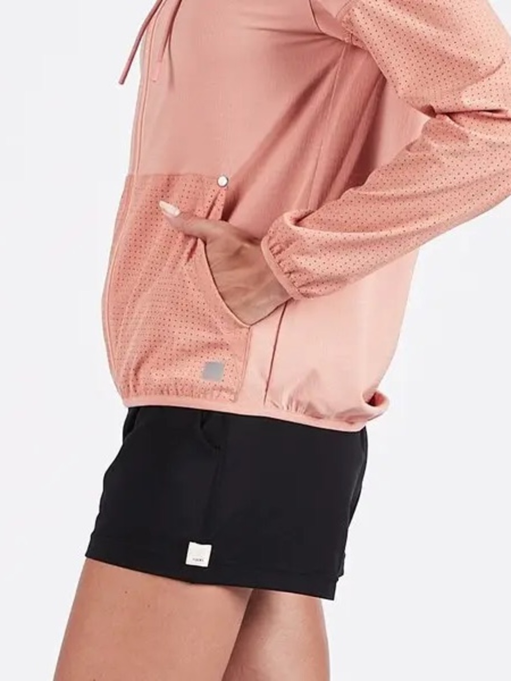 Vuori Stonesteps Hooded Windbreaker Jacket in Sunset, size Small EUC - Picture 2 of 13
